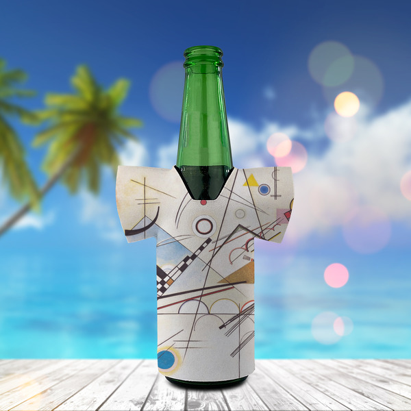 Kandinsky Composition 8 Jersey Bottle Cooler - LIFESTYLE