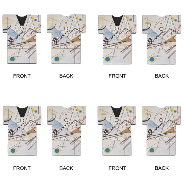 Kandinsky Composition 8 Jersey Bottle Cooler - Set of 4 - APPROVAL