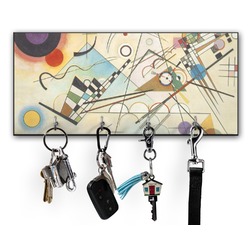 Kandinsky Composition 8 Key Hanger w/ 4 Hooks