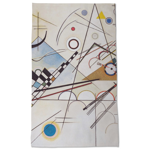 Kandinsky Composition 8 Kitchen Towel - Poly Cotton - Full Front