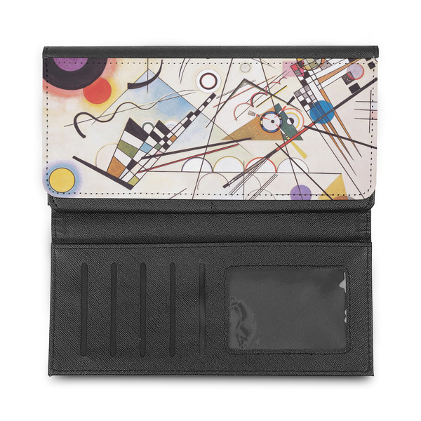 Kandinsky Composition 8 Ladies Wallet - Half Way Open