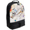 Kandinsky Composition 8 Large Backpack - Black - Angled View