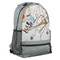 Kandinsky Composition 8 Large Backpack - Gray - Angled View