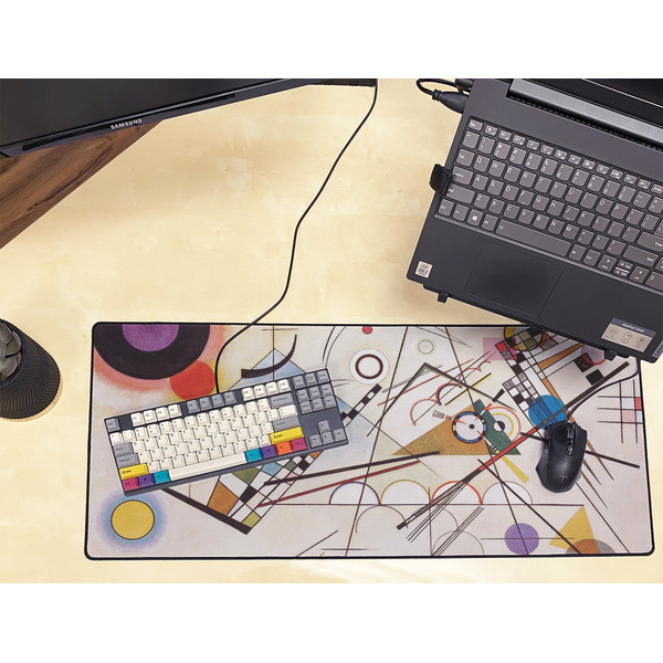 Kandinsky Composition 8 Large Gaming Mats - LIFESTYLE