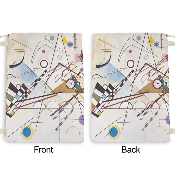 Kandinsky Composition 8 Large Laundry Bag - Front & Back View