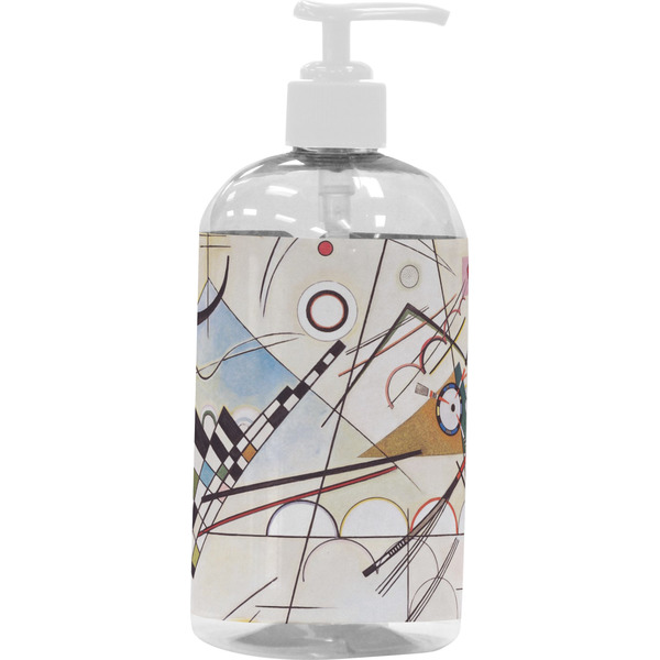Custom Kandinsky Composition 8 Plastic Soap / Lotion Dispenser (16 oz - Large - White)