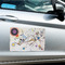 Kandinsky Composition 8 Large Rectangle Car Magnets- In Context