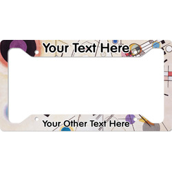 Kandinsky Composition 8 License Plate Frame - Style A