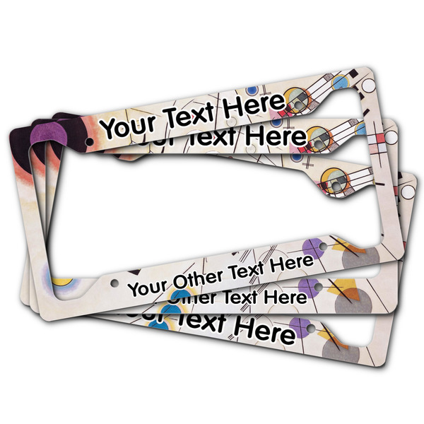 Kandinsky Composition 8 License Plate Frames - (PARENT MAIN)