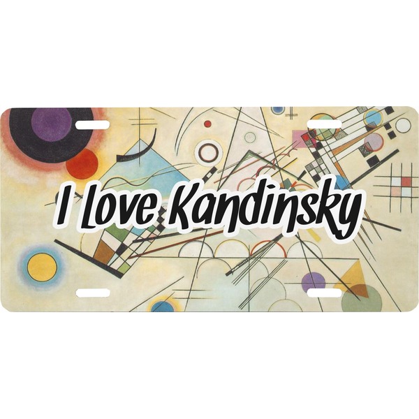 Custom Kandinsky Composition 8 Front License Plate