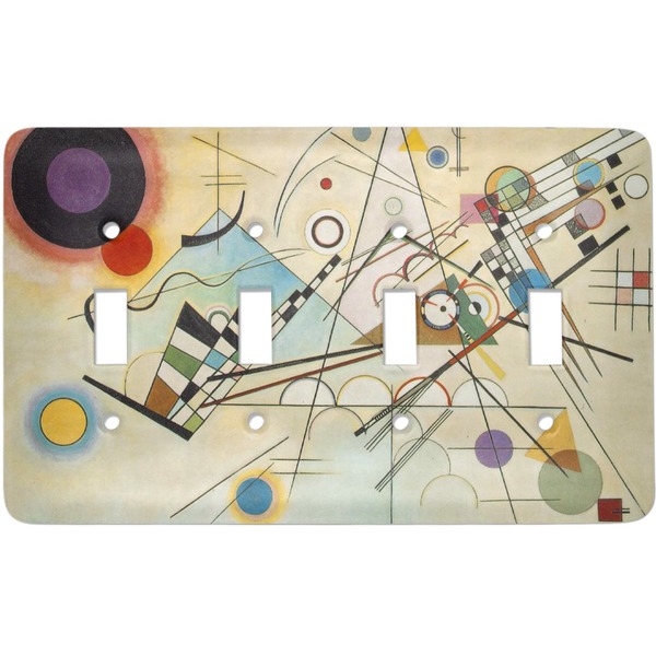 Custom Kandinsky Composition 8 Light Switch Cover (4 Toggle Plate)