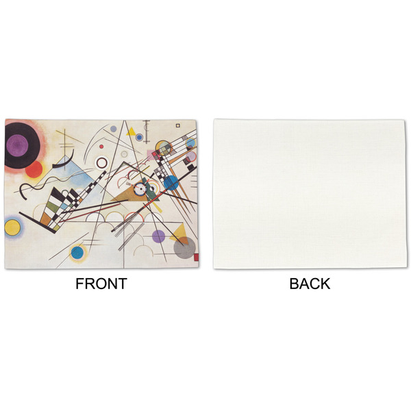 Kandinsky Composition 8 Linen Placemat - APPROVAL Single (single sided)