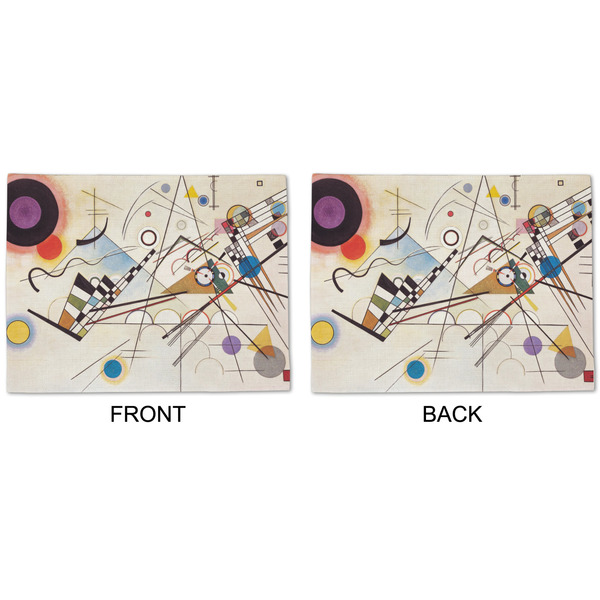 Kandinsky Composition 8 Linen Placemat - APPROVAL (double sided)