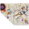 Kandinsky Composition 8 Linen Placemat - Folded Corner (double side)