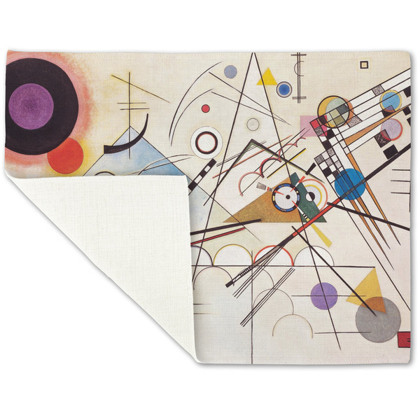 Kandinsky Composition 8 Linen Placemat - Folded Corner (single side)