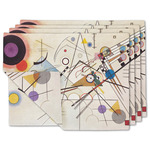 Kandinsky Composition 8 Double-Sided Linen Placemat - Set of 4