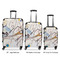 Kandinsky Composition 8 Luggage Bags all sizes - With Handle