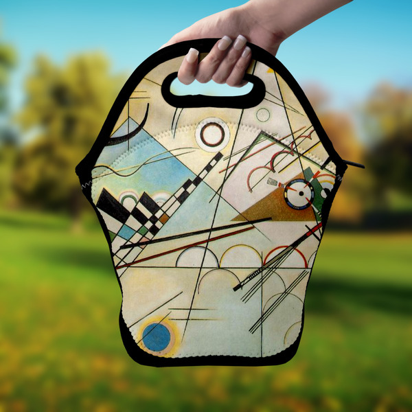 Kandinsky Composition 8 Lunch Bag - Hand
