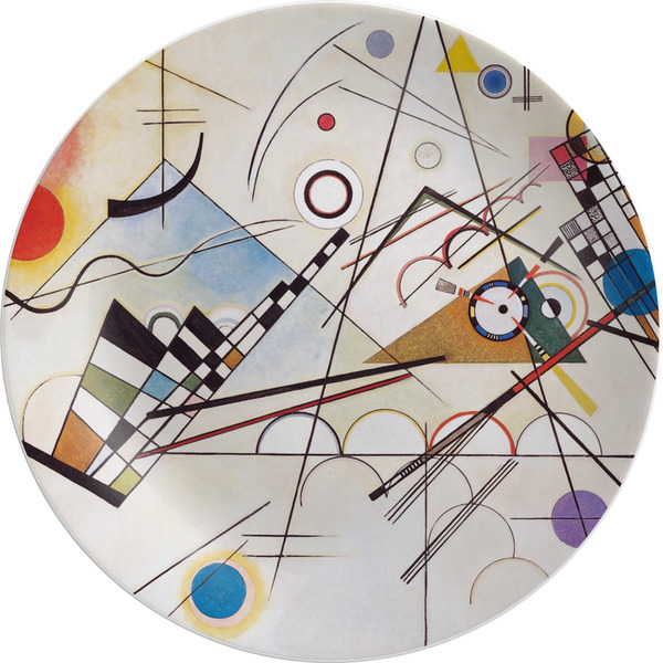 Custom Kandinsky Composition 8 Melamine Plate