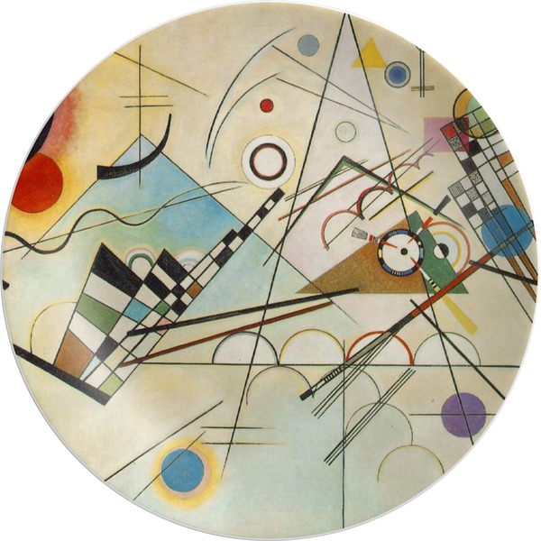 Custom Kandinsky Composition 8 Melamine Plate
