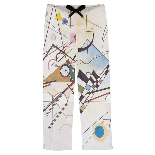 Custom Kandinsky Composition 8 Mens Pajama Pants - XS