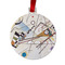 Kandinsky Composition 8 Metal Ball Ornament - Front