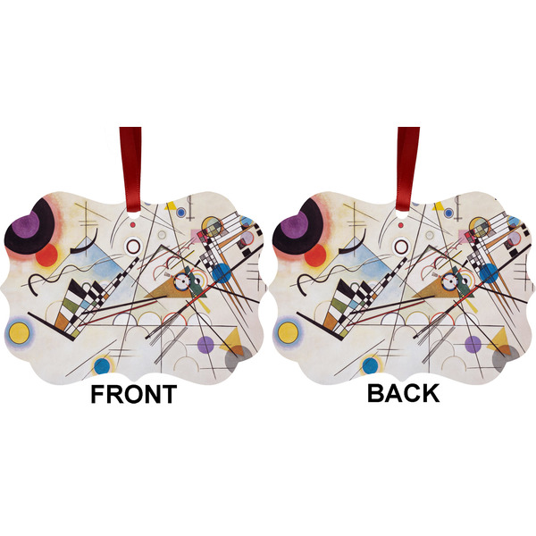 Kandinsky Composition 8 Metal Benilux Ornament - Front and Back (APPROVAL)