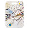 Kandinsky Composition 8 Metal Luggage Tag - Front Without Strap