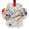 Kandinsky Composition 8 Metal Paw Ornament - Front