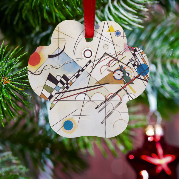 Kandinsky Composition 8 Metal Paw Ornament - Lifestyle