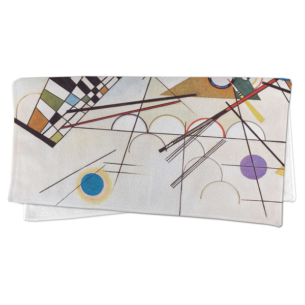 Kandinsky Composition 8 Microfiber Dish Rag - FOLDED (half)
