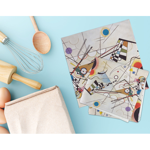 Kandinsky Composition 8 Microfiber Dish Rag - LIFESTYLE