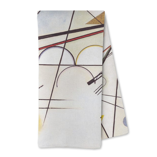 Custom Kandinsky Composition 8 Kitchen Towel - Microfiber