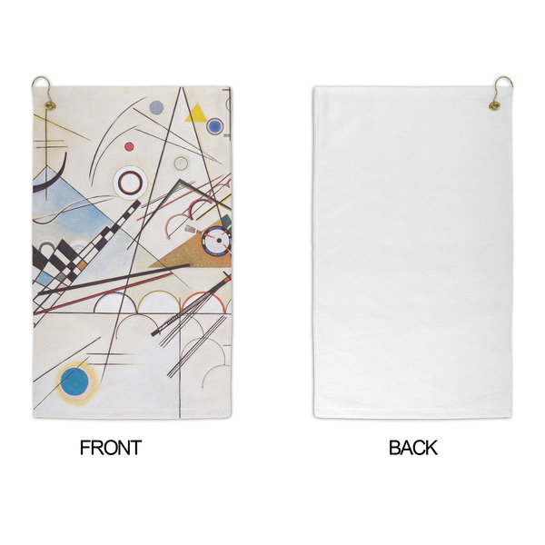 Kandinsky Composition 8 Microfiber Golf Towels - APPROVAL