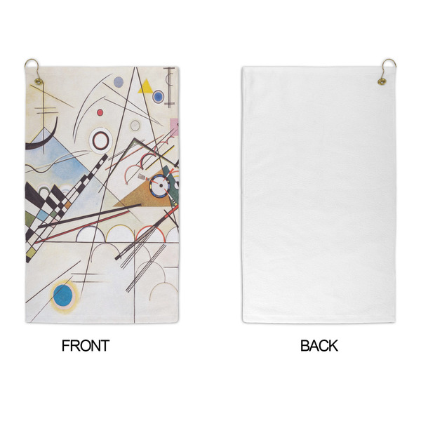 Kandinsky Composition 8 Microfiber Golf Towels - APPROVAL
