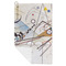 Kandinsky Composition 8 Microfiber Golf Towels - FOLD