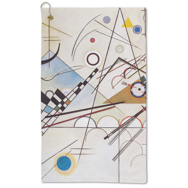 Custom Kandinsky Composition 8 Microfiber Golf Towel