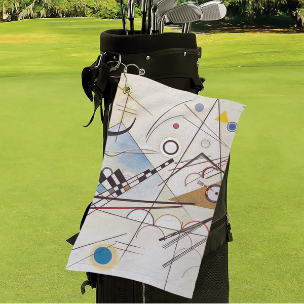 Kandinsky Composition 8 Microfiber Golf Towels - Small - LIFESTYLE