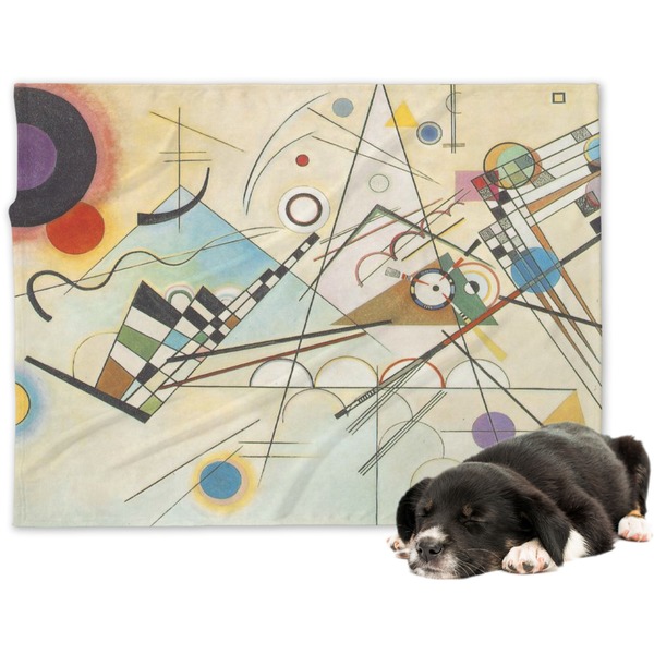 Custom Kandinsky Composition 8 Dog Blanket - Large