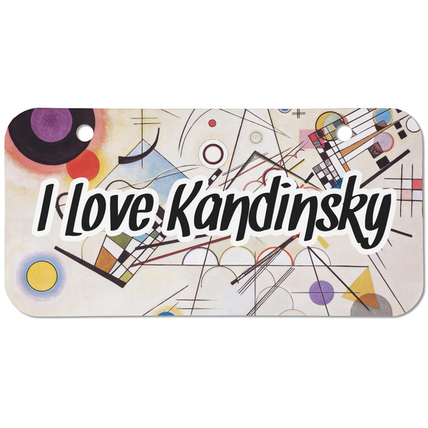 Custom Kandinsky Composition 8 Mini/Bicycle License Plate (2 Holes)