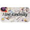 Kandinsky Composition 8 Mini Bicycle License Plate - Two Holes