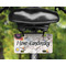 Kandinsky Composition 8 Mini License Plate on Bicycle
