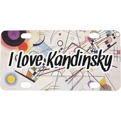 Kandinsky Composition 8 Mini / Bicycle License Plate (4 Holes)
