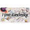 Kandinsky Composition 8 Mini/Bicycle License Plate