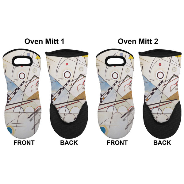 Kandinsky Composition 8 Neoprene Oven Mitt - Set of 2 - Approval
