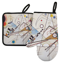 Kandinsky Composition 8 Left Oven Mitt & Pot Holder Set