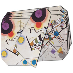 Kandinsky Composition 8 Dining Table Mat - Octagon - Set of 4 (Double-SIded)