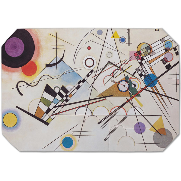 Custom Kandinsky Composition 8 Dining Table Mat - Octagon (Single-Sided)