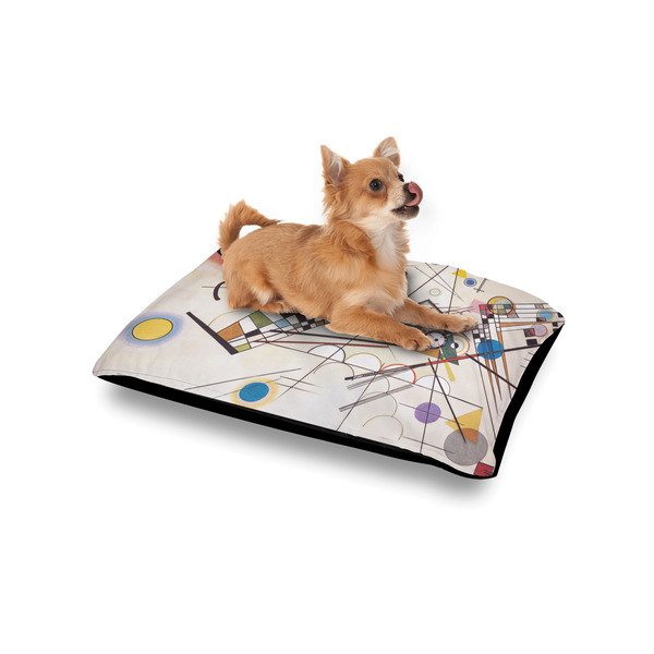 Kandinsky Composition 8 Outdoor Dog Beds - Small - IN CONTEXT