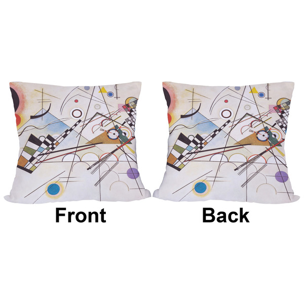 Kandinsky Composition 8 Outdoor Pillow - 16x16
